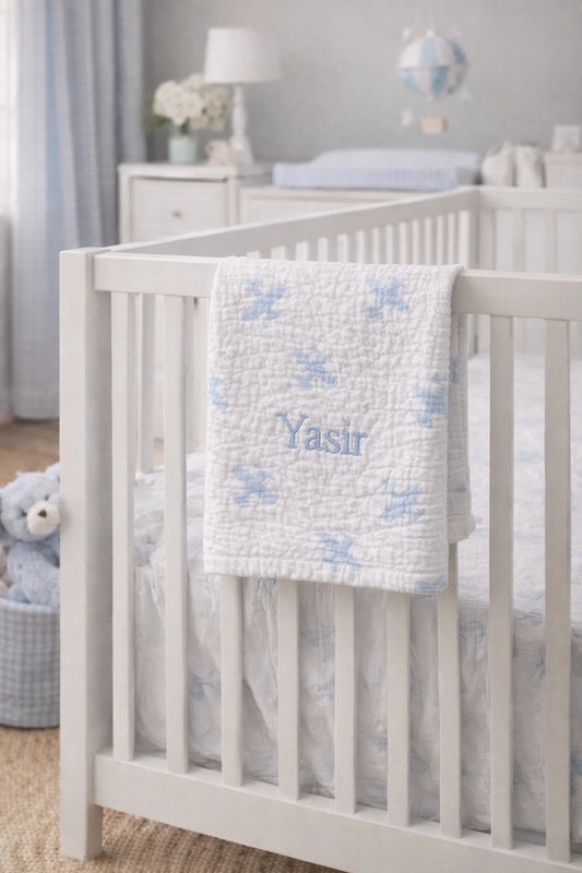 Airplane Baby Blanket
