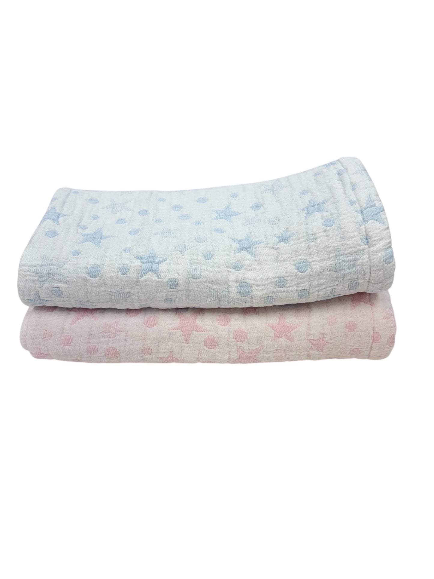 Stars and Dots Baby Blanket